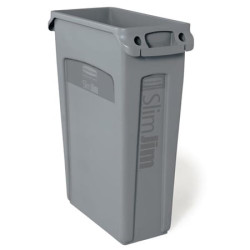 Vented Slim Jim 23 Gal Gray