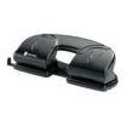 Rexel V412 4 Hole Punch Black