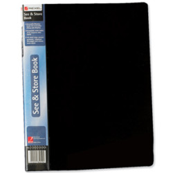 Rexel See And Store A4 Display Book 60 Pocket Black