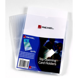Rexel Card Holders A4 Clear (25)
