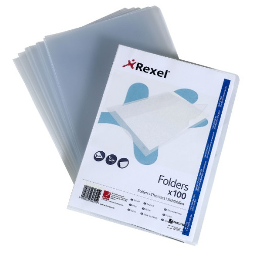 Rexel Superfine Cut Flush Folders (100)
