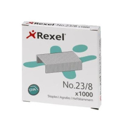 Rexel No. 23/8 Staples (1000)