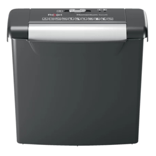 Rexel S206 paper shredder Strip shredding 22 cm Black, Silver