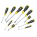 10 Piece Cushion Grip Screwdriver Set Slotted / Pozi