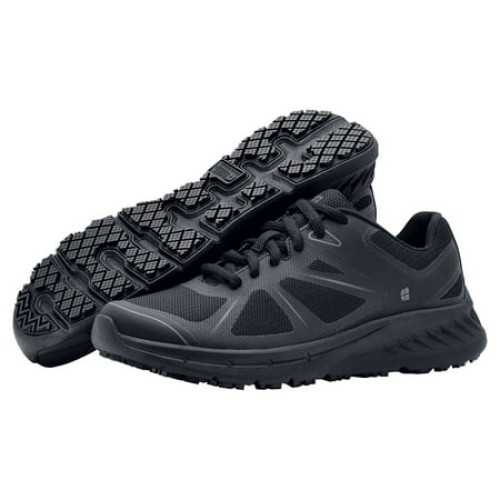 Shoes for Crews Vitality II  Women s Slip Resistant Work Shoes  Water Resistant  Black