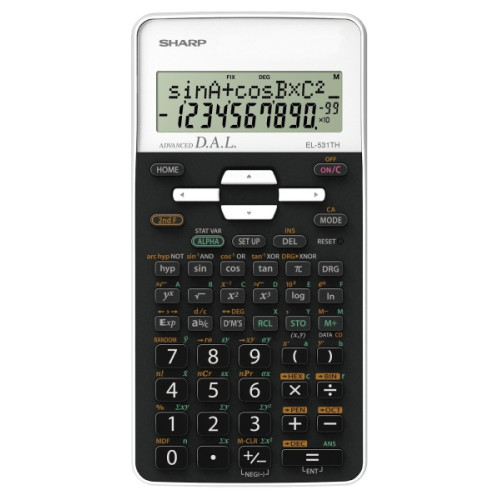Sharp EL-531TH calculator Pocket Scientific Black, White