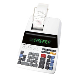 Sharp EL-2607LG calculator Desktop Printing Black, White