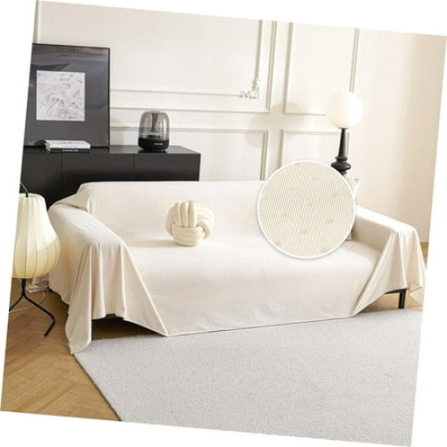 Bybiment MYSKY White Couch Covers  Sofa Covers for 3 Couch Sofa Friendly  Couch Cover Furniture Protector Cover  Soft Sofa Cover  Sofa Covers