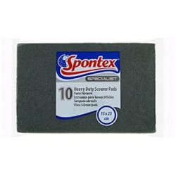 Spontex Specialist Heavy Duty Scourer Pads (Pack of 10) (B00JSMK1OQ)