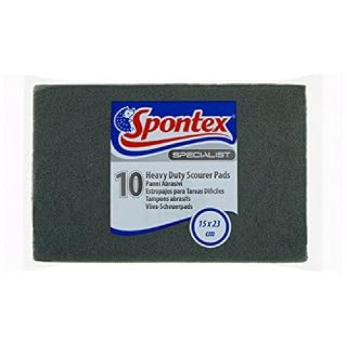 Spontex Specialist Heavy Duty Scourer Pads (Pack of 10) (B00JSMK1OQ)
