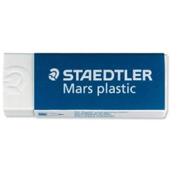 Staedtler Mars Plastic Eraser Premium Quality Self-cleaning 65x23x13mm Ref 2650BK2DA - Pack 2 (B005GOR1GQ)