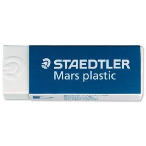Staedtler Mars Plastic Eraser Premium Quality Self-cleaning 65x23x13mm Ref 2650BK2DA - Pack 2 (B005GOR1GQ)