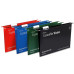 Rexel Crystalfile Extra Foolscap Suspension File 30mm Blue (25)