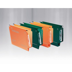 Rexel Crystalfile Classic ‘330’ Lateral File 15mm Green (50)