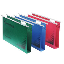 Rexel Crystalfile Classic Foolscap Suspension File 30mm Green (50)