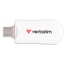 Verbatim Plectra USB-C Flash Drive White 128GB
