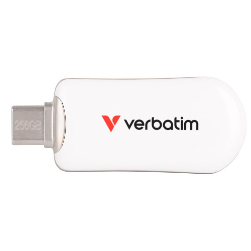Verbatim Plectra USB-C Flash Drive White 256GB