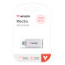 Verbatim Plectra USB-C Flash Drive White 256GB