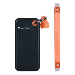 Verbatim Pocket SSD USB 3.2 Gen 2 256GB Black/Orange