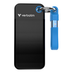 Verbatim Pocket SSD USB 3.2 Gen 2 128GB Black/Blue