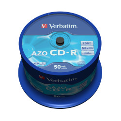 Verbatim CD-R AZO Crystal 700 MB 52x 50 pc(s)
