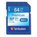 Verbatim 64-GB Class 10  UHS-1 V10 U1 Premium SDXC Memory Card