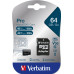 Verbatim Pro 64 GB MicroSDXC UHS Class 10