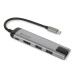 Verbatim 49141 laptop dock/port replicator USB 3.2 Gen 1 (3.1 Gen 1) Type-C Black, Silver
