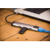 Verbatim 49141 laptop dock/port replicator USB 3.2 Gen 1 (3.1 Gen 1) Type-C Black, Silver