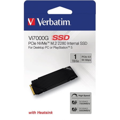 Verbatim 1TB Vi7000 PCIe NVMe M.2 2280 Internal SSD