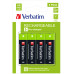 Verbatim 49517 household battery Rechargeable battery AA Nickel-Metal Hydride (NiMH)