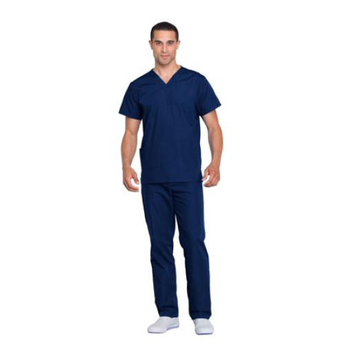 Cherokee Men and Women Scrub Set Modern Fit Top and Drawstring Waist Pant - WW530C