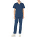 Cherokee Men and Women Scrub Set Modern Fit Top and Drawstring Waist Pant - WW530C