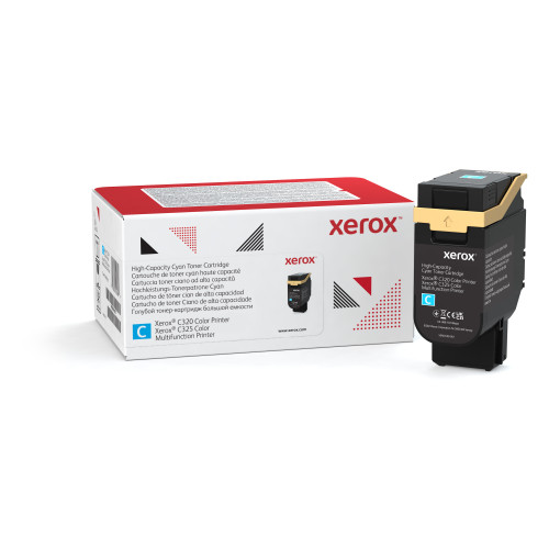 Xerox Genuine ® C320 Color Printer​/​C325 Color Multifunction Printer Cyan High capacity Toner Cartridge (5500 Pages) - 006R04828