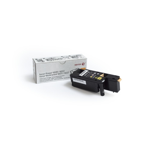 Xerox Genuine Phaser® 6020​/​6022, WorkCentre® 6025​/​6027 Yellow Standard capacity Toner Cartridge (1000 Pages) - 106R02758