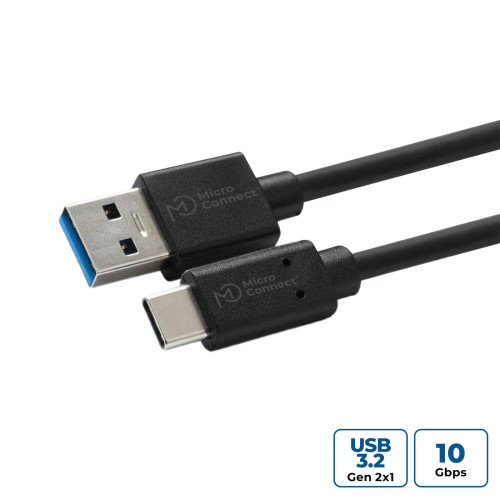 USB C-A 3.2 Gen 2 Cable, 0.5m