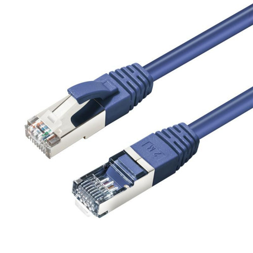 CAT6A S/FTP 0.5m Blue LSZH