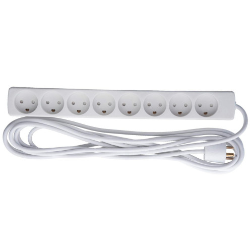 8-way Danish Power Strip 5m