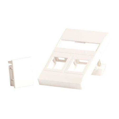 Wall plate for 2 x keystone.