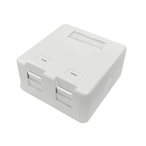 Surface mount box for 2 x