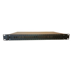 Fibre patch panel 19" 1U 24