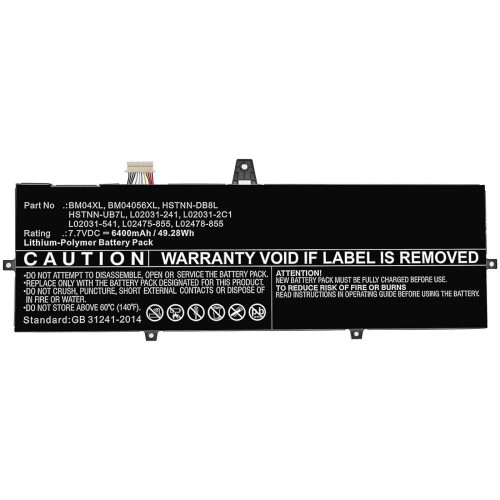Laptop Battery for HP 52.36Wh
