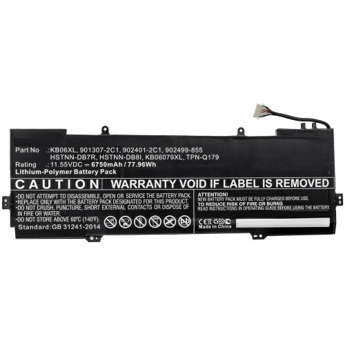 Laptop Battery for HP 79.00Wh