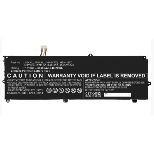 Laptop Battery for HP 43.32Wh