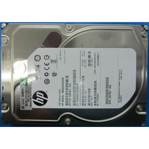 2Tb 7.2K RPM SATA