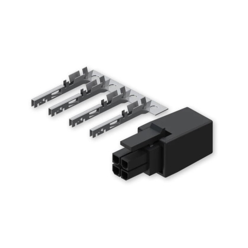 4-PIN plug with contact