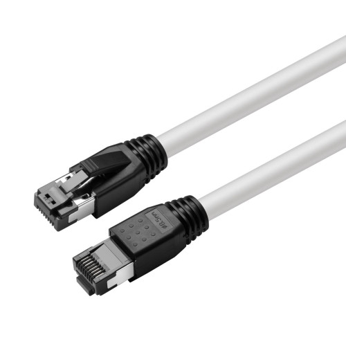 CAT8.1 S/FTP 0,50m White LSZH