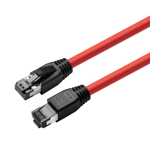 CAT8.1 S/FTP 1,5m Red LSZH