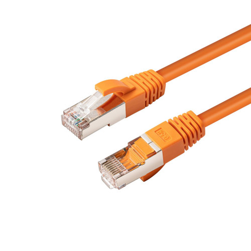 CAT6A S/FTP 0.5m Orange LSZH