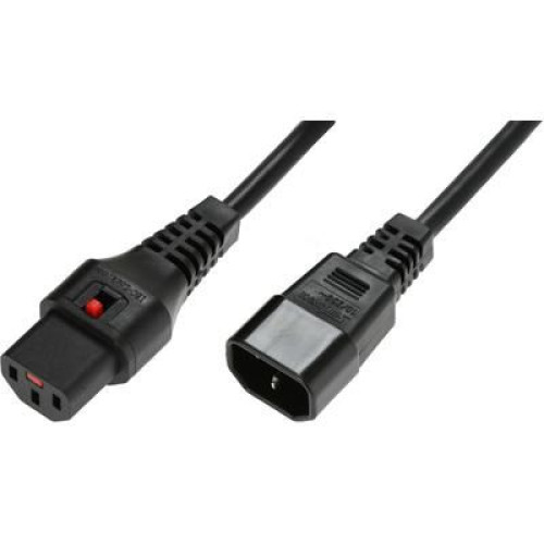 Powercord C13 IEC Lock - C14